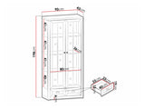 Display cabinet Parma A137