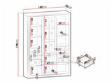 Display cabinet Parma A148