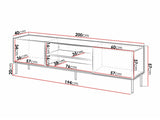 TV-bord Charlotte 166