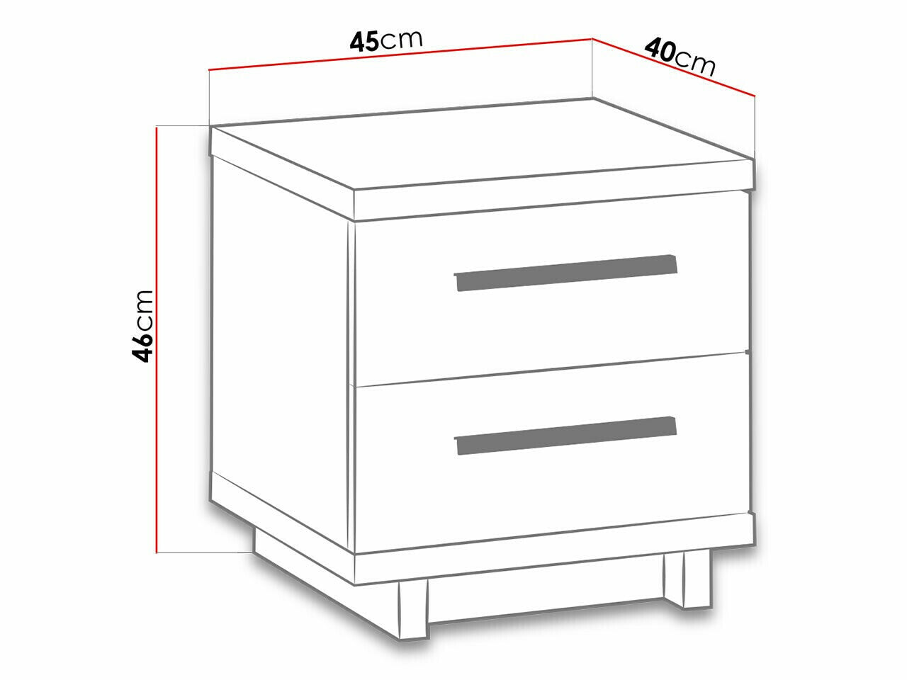 Sengebord Morlira 106