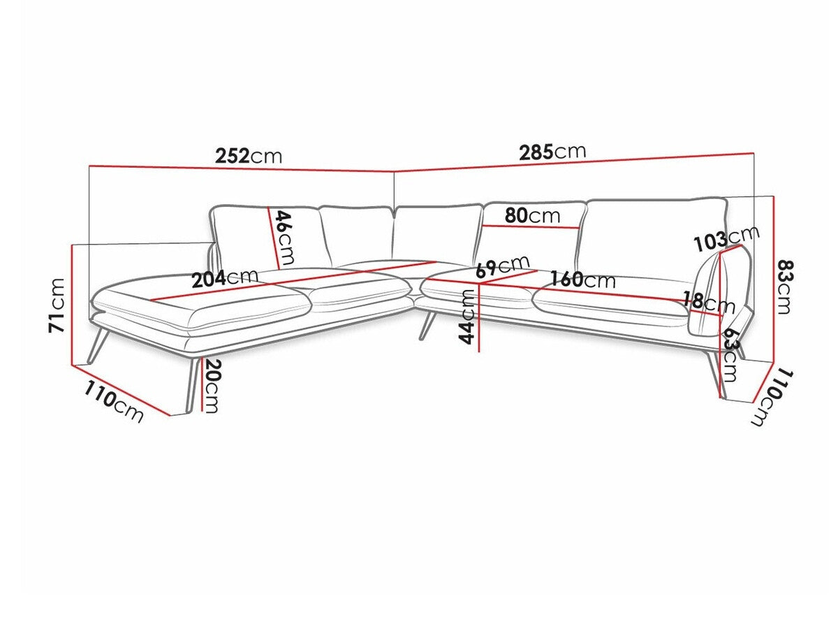 Hjørnesofa Lincoln A100