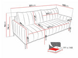 Sovesofa Lincoln 165