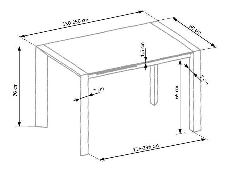 Bord Houston 124