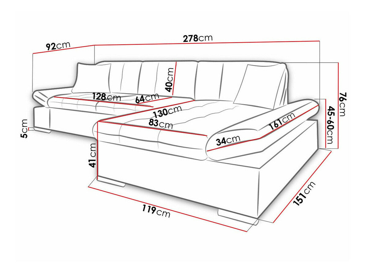 Hjørnesofa Comfivo 219