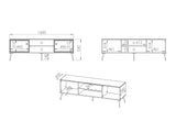 TV-bord Elbrevi 105