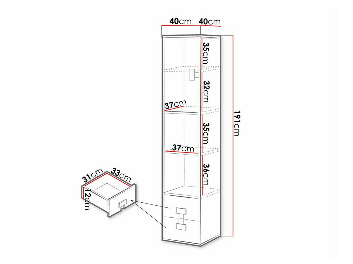 Bookcase Akron N111