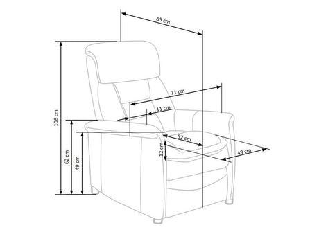 Lænestol Houston 1030