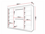 Wardrobe Hartford H124