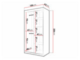 Wardrobe Hartford H123