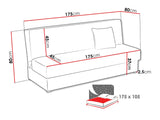 Sovesofa Columbus 119