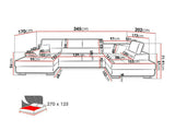 Corner sofa Comfivo 190