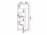 Bookcase Charlotte 178