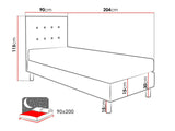 Continental bed Logan 100