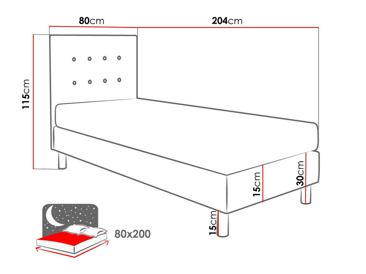 Continental bed Logan 100