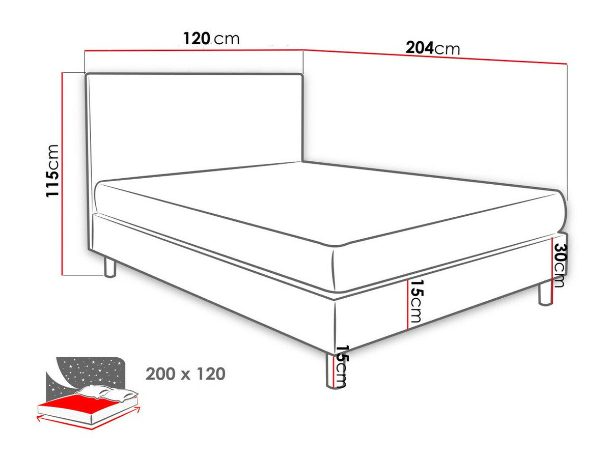 Continental bed Logan 100