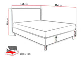 Continental bed Logan 100