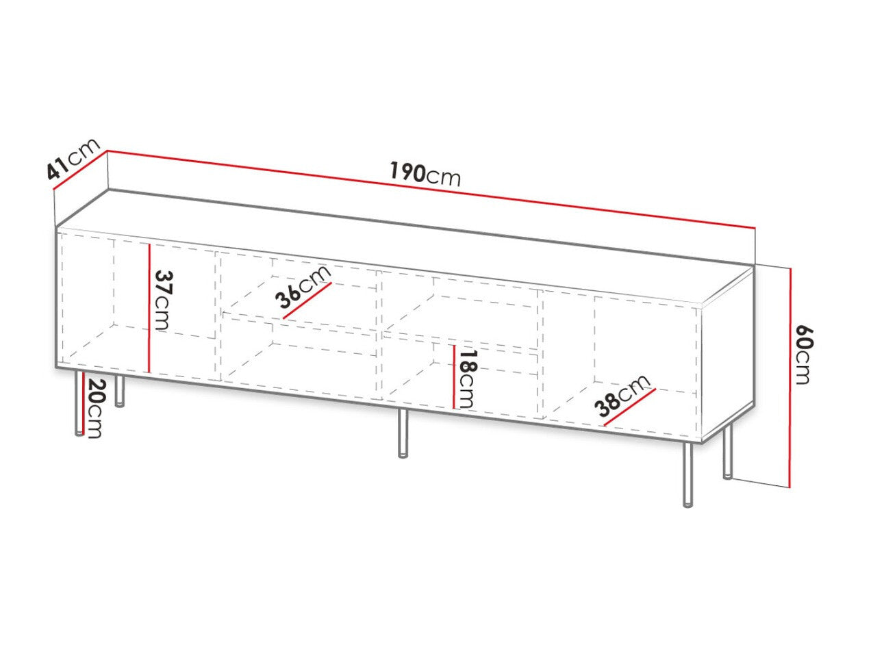 TV stand Charlotte K103