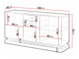 Sideboard Charlotte 186