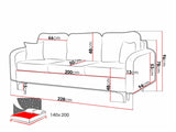 Sovesofa Torlua 102