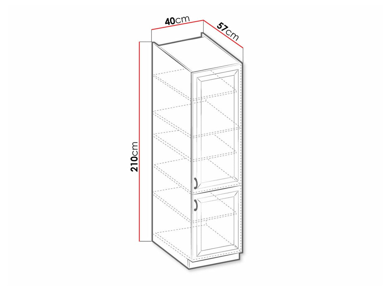 Modulskab med låger Retro Grey 104