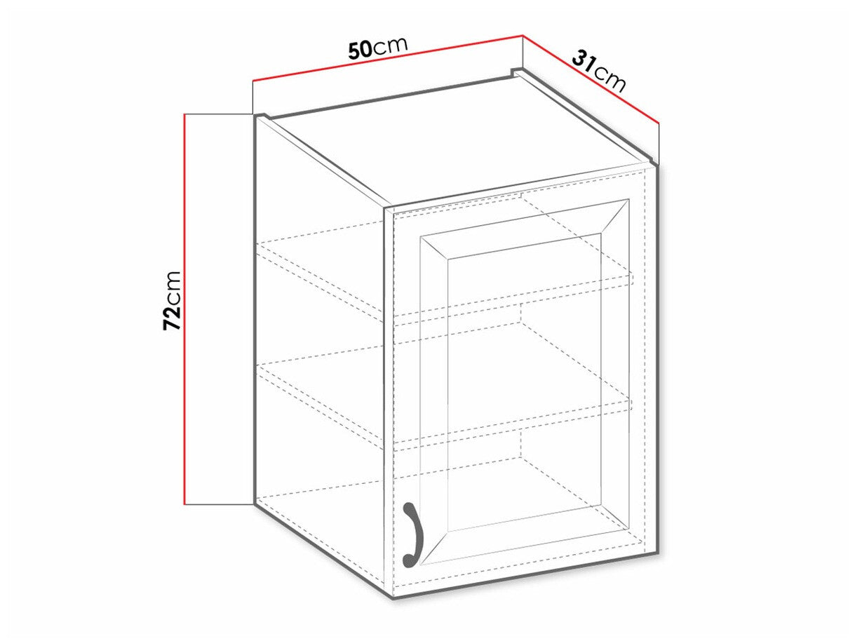 Modulært vægskab Retro White 132