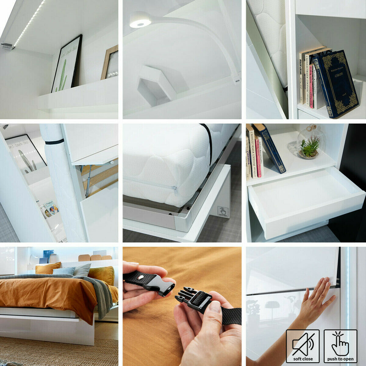 Væg seng Concept Pro Lenart AH103