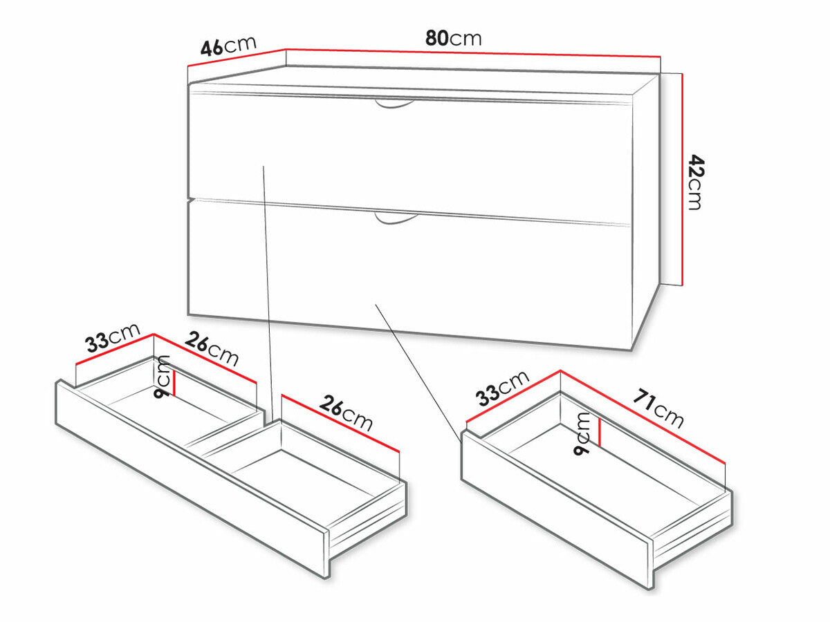Wall bathroom cabinet for washbasin Merced D101