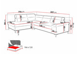Hjørnesofa Lincoln 168