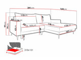 Hjørnesofa Lincoln 169