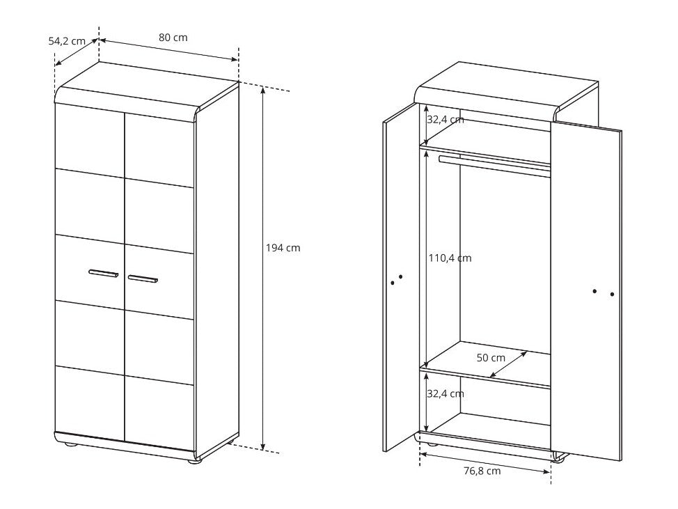 Garderobe Kingston A108
