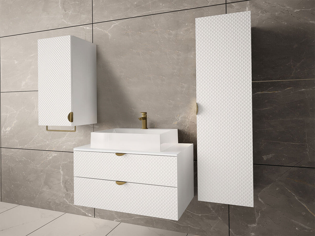 Wall mounted bathroom cabinet Merced D100