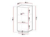 Wall mounted bathroom cabinet Merced R102