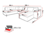 Corner sofa Comfivo 141