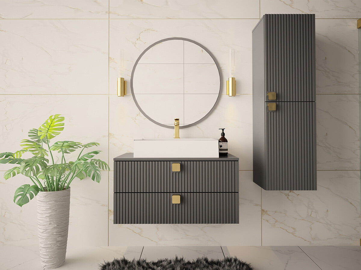 Wall mounted bathroom cabinet Merced R101