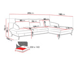 Hjørnesofa Lincoln 173