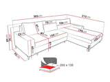 Hjørnesofa Lincoln 175