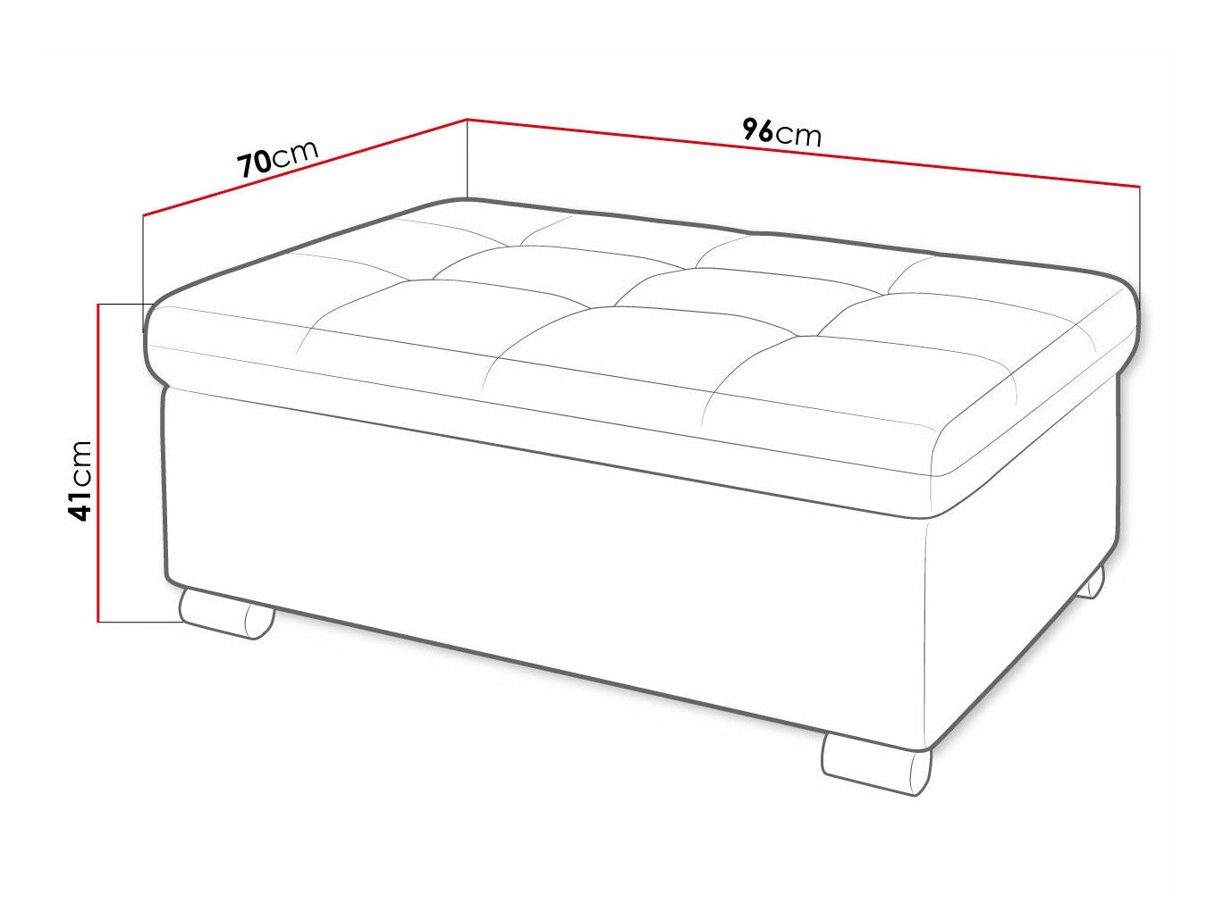 Polstret bænk Comfivo 118