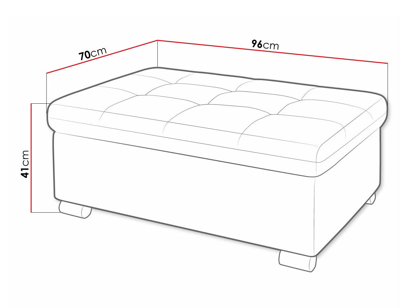 Polstret bænk Comfivo 118