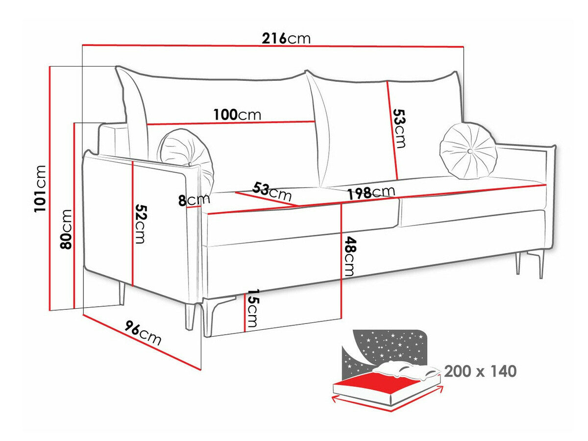 Sovesofa Clovis 103