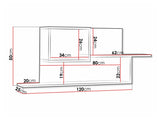 Wall shelf Toledo G111