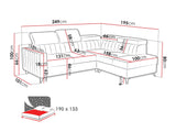 Hjørnesofa Columbus 202