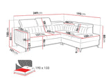 Hjørnesofa Columbus 202