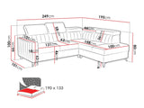 Hjørnesofa Columbus 202