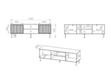 TV-bord Marmeli 105