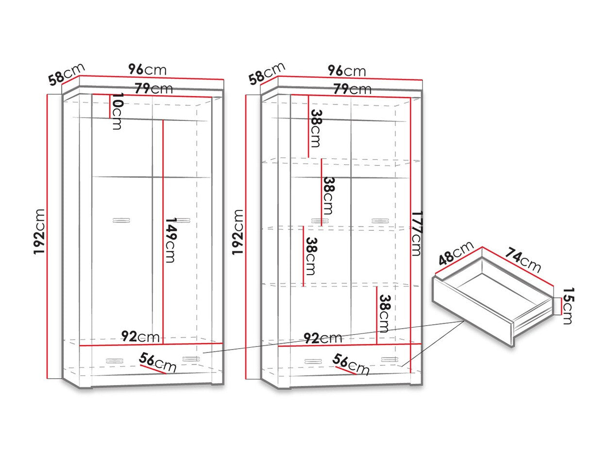 Wardrobe Stanton C100
