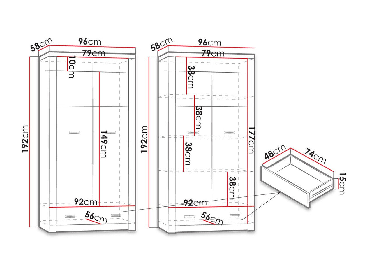 Wardrobe Stanton C100