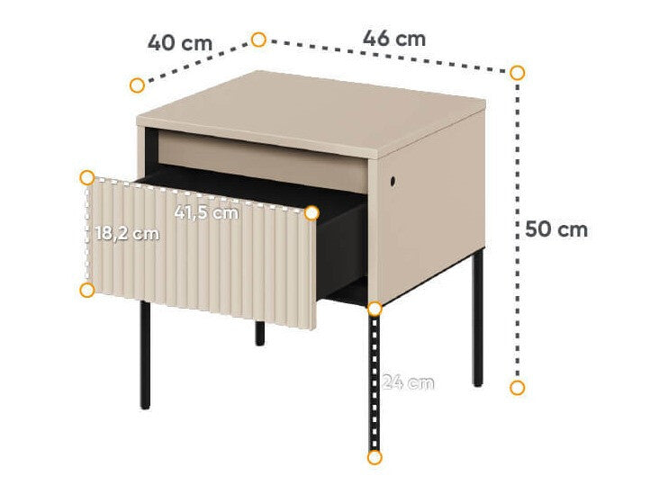 Sengebord Fernolu 111