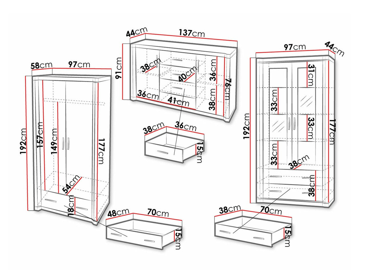 Living room set Stanton D125