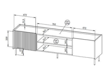 TV-bord Ogden P121