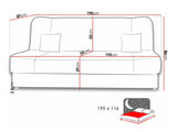 Sovesofa Comfivo 136